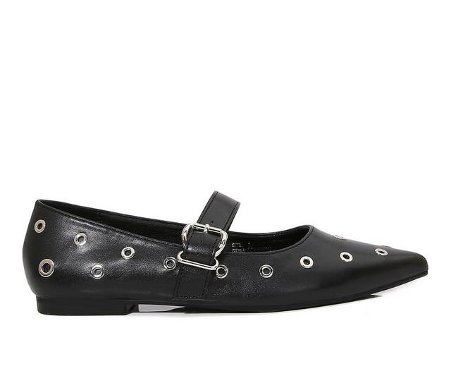Women's Berness Friedrich Flats in Black color