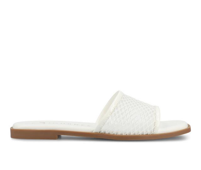 Women's Journee Collection Breckley Sandals in White color