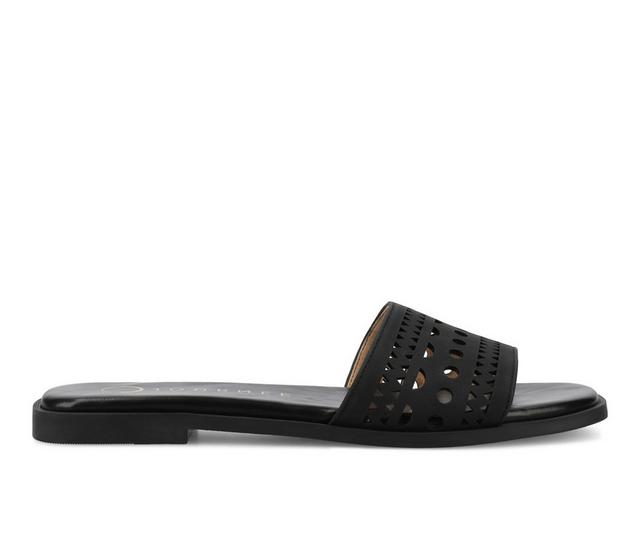 Women's Journee Collection Brodie Sandals in Black color