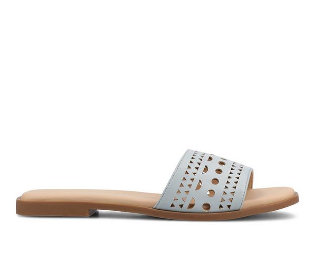 Women's Journee Collection Brodie Sandals in Blue color