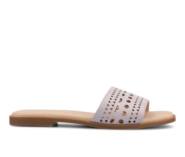 Women's Journee Collection Brodie Sandals in Lilac color