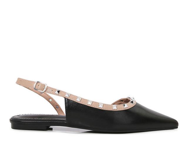 Women's Berness Odina Flats in Black color