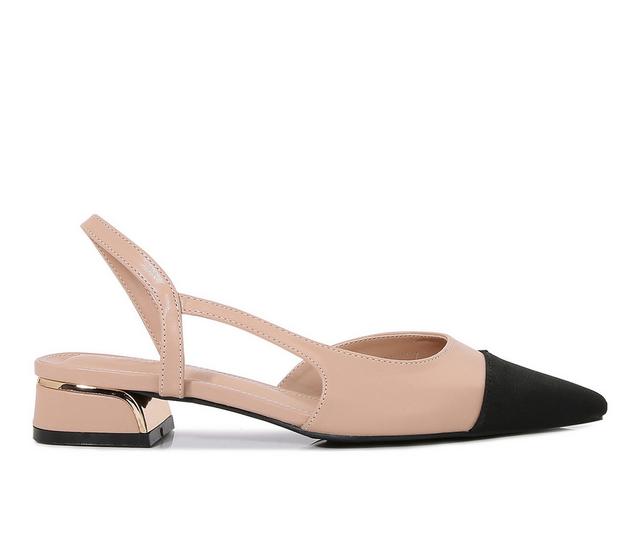 Women's Berness Minnie Flats in Beige color
