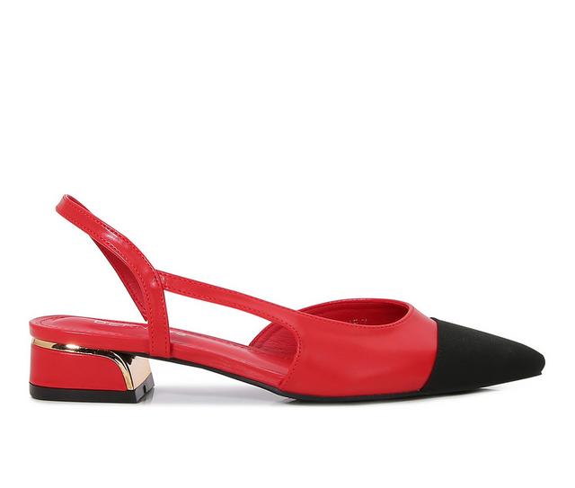 Women's Berness Minnie Flats in Red color