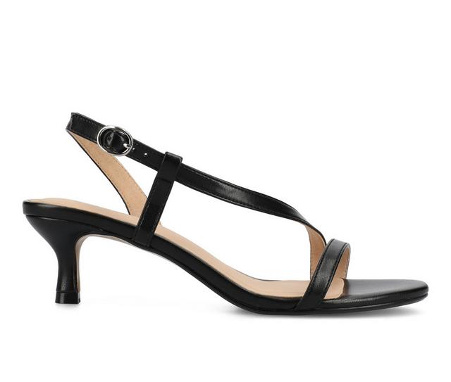 Women's Journee Collection Jemry Dress Sandals in Black color