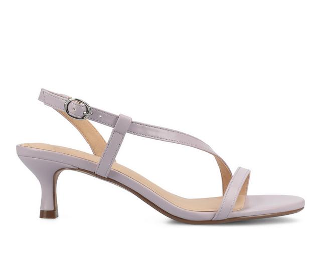 Women's Journee Collection Jemry Dress Sandals in Lilac color