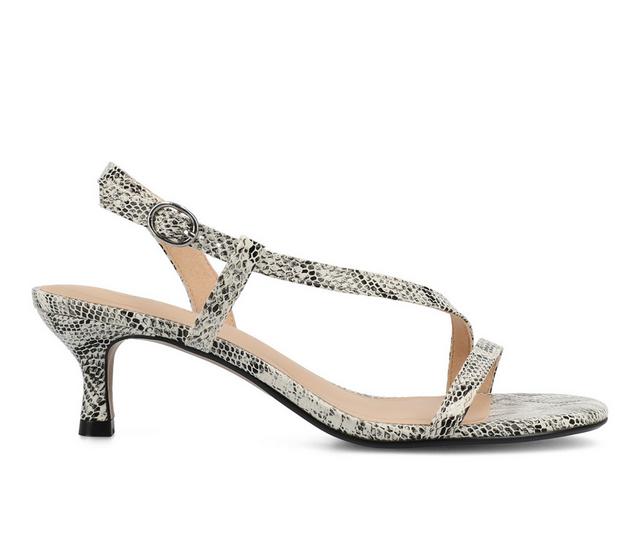 Women's Journee Collection Jemry Dress Sandals in Snake color