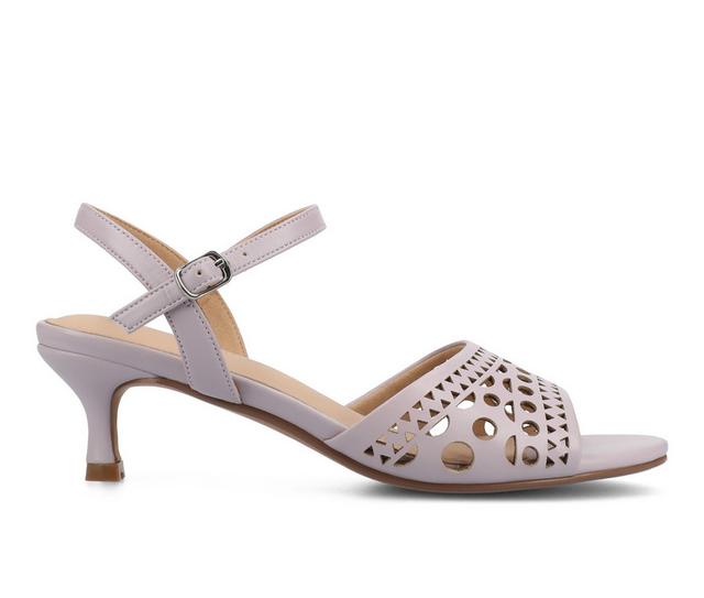 Women's Journee Collection Jessly Kitten Heels in Lilac color