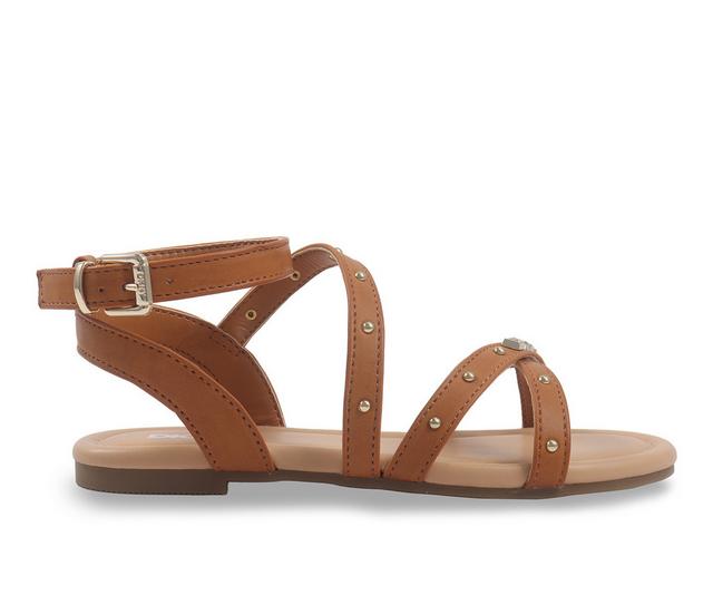 Girls' DKNY Littlle Kid & Big Kid Cassie Vada Sandals in Cognac color