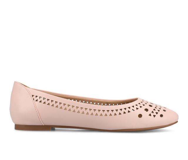 Women's Journee Collection Kamrah Ballet Flats in Pink color