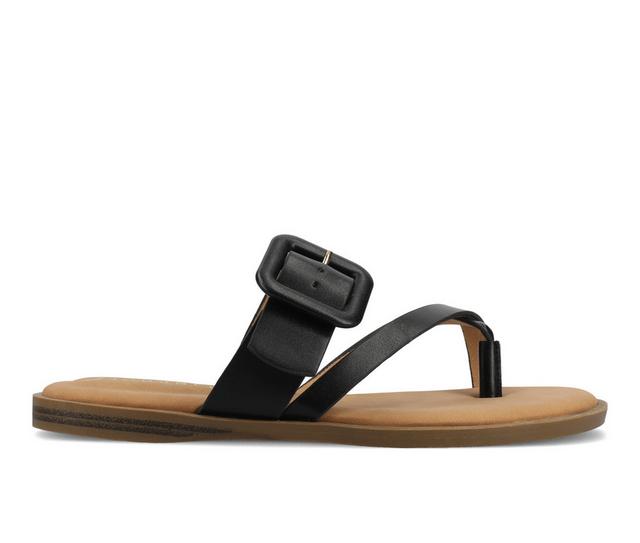 Women's Journee Collection Layra Sandals in Black color