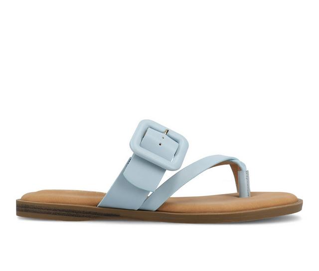 Women's Journee Collection Layra Sandals in Light blue color
