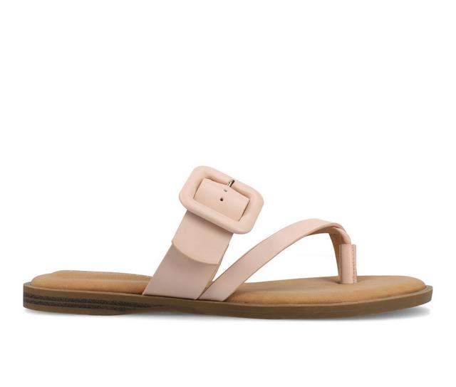 Women's Journee Collection Layra Sandals in Tan color