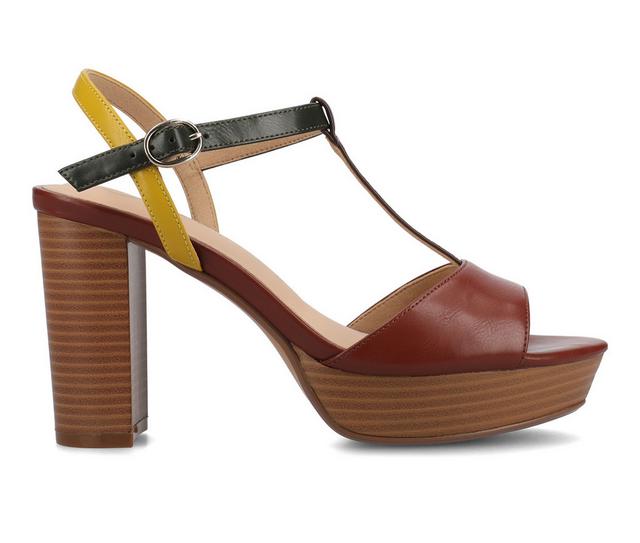 Women's Journee Collection Nalie Heels in Multi color