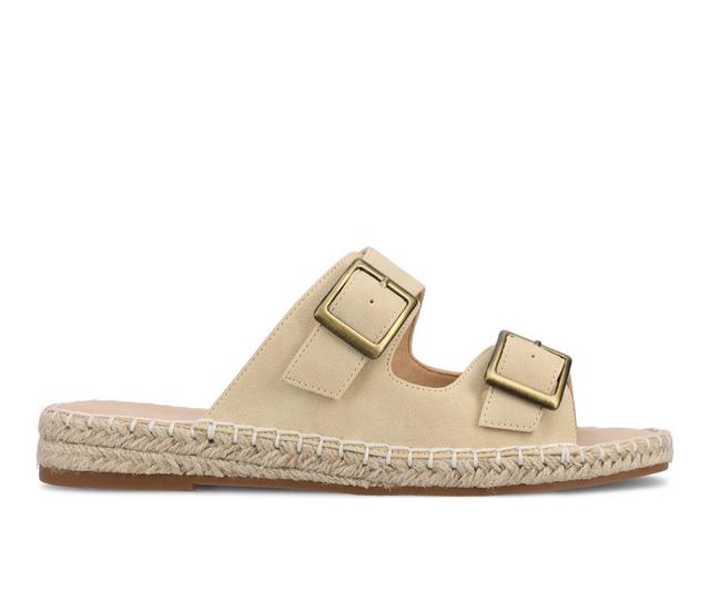 Women's Journee Collection Tresah Sandals in Beige color