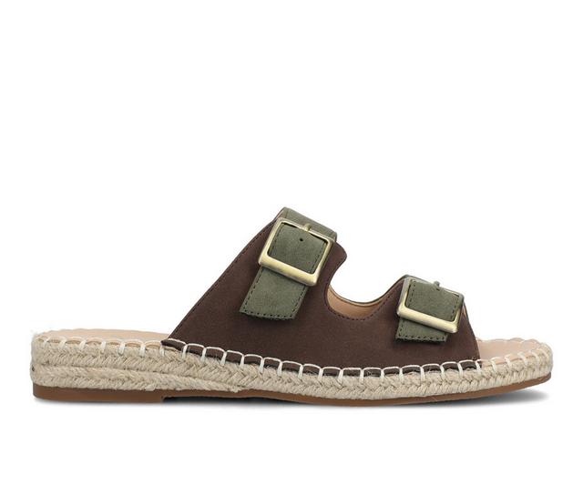 Women's Journee Collection Tresah Sandals in Olive color
