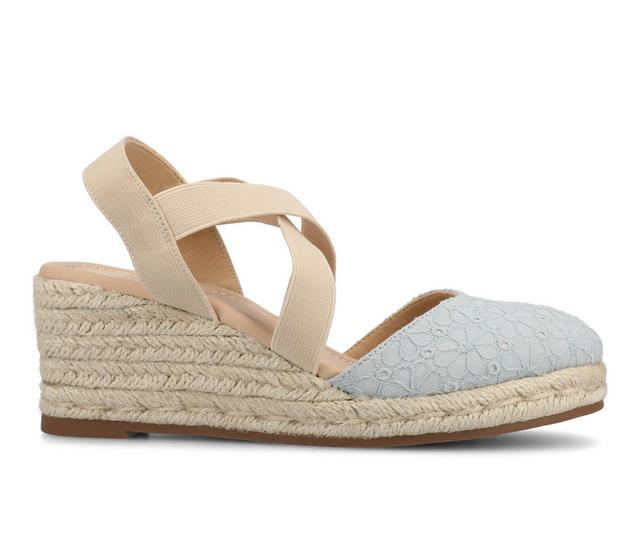 Women's Journee Collection Ashlee Wedges in Bue color