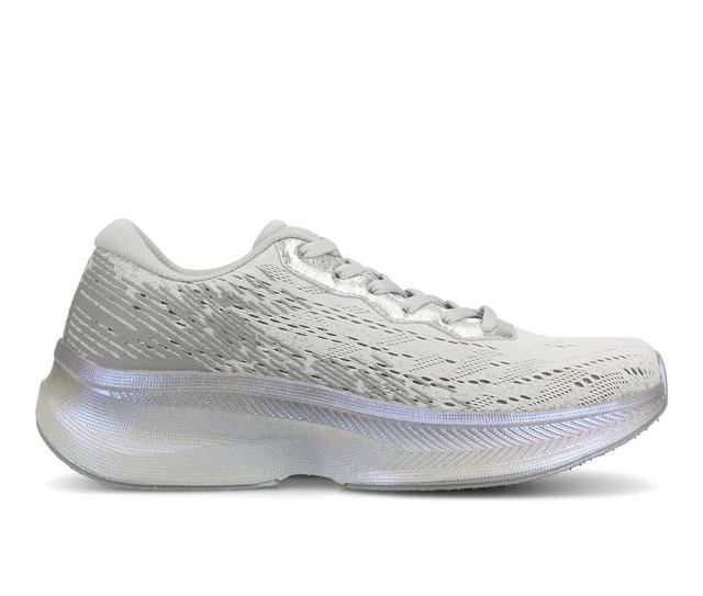 Women's Journee Collection Blume Casual Walking Shoes in Silver color