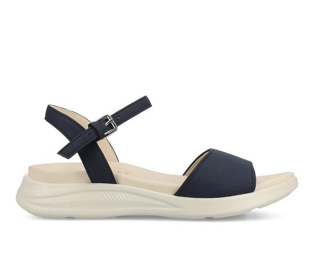 Women's Journee Collection Jaylee Sandals in Navy color
