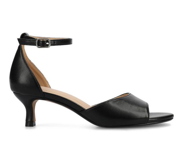 Women's Journee Collection Jezzie Kitten Heel in Black color