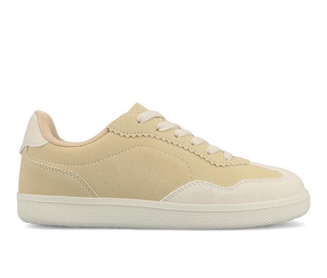 Women's Journee Collection Lummie Casual Sneakers in Tan color