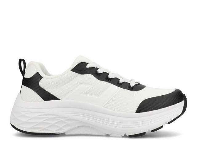 Women's Journee Collection Marshel Casual Sneakers in White/black color