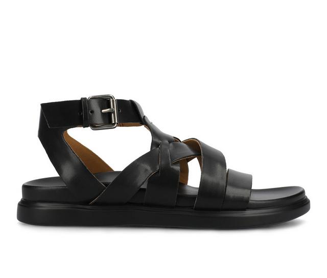 Women's Journee Collection Mistee Sandals in Black color