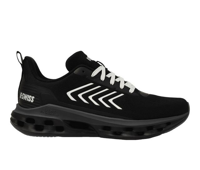 Men's K-Swiss Melrose Tubes Lite Sneakers in Blk/Oyster/Asp color