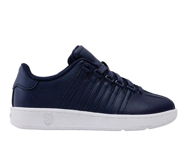 Boys' K-Swiss Big Kid Classic VN Gs Sneakers in Naval Acad/Wht color