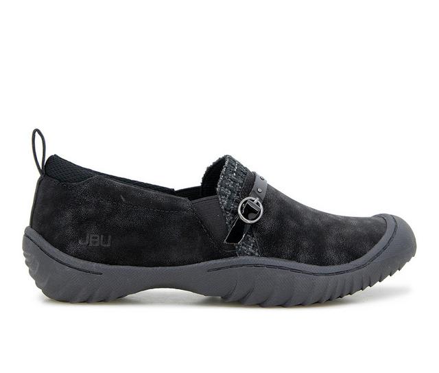 Women's JBU Mavis Casual Shoes in Black Wide color