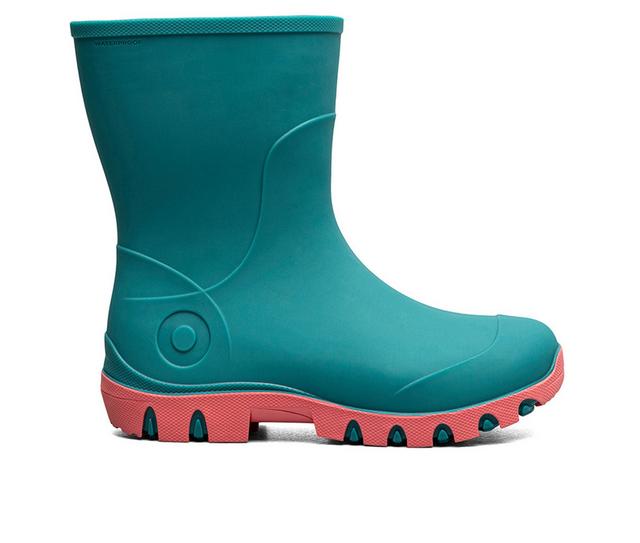 Kids' Bogs Footwear Little Kid  & Big Kid Rain Boots Rain Boots in Turquoise color