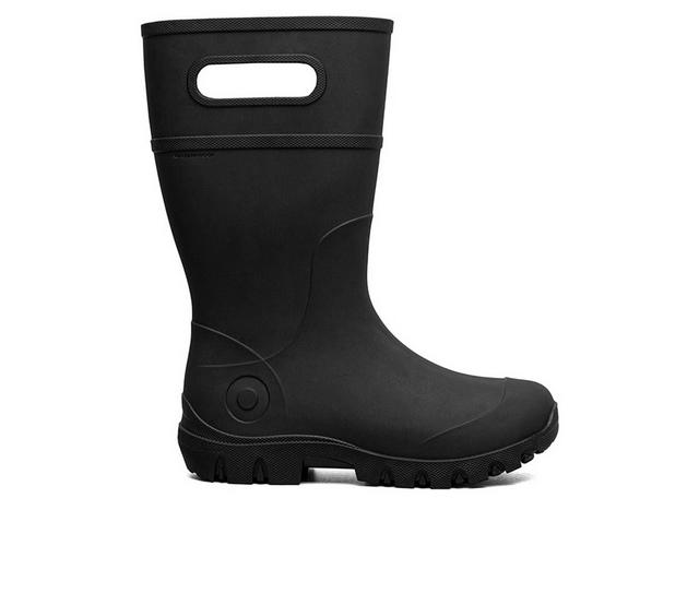 Kids' Bogs Footwear Essential Tall Rain Boots in Black color
