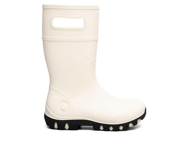 Kids' Bogs Footwear Essential Tall Rain Boots in Oatmeal color