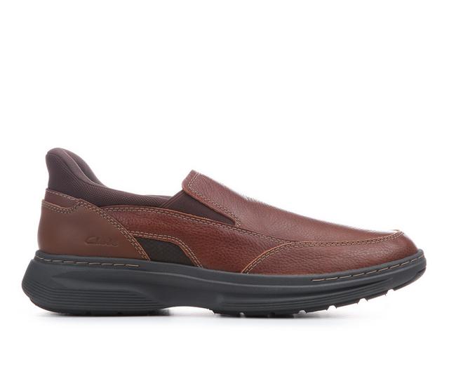 Men's Clarks Craftwell Step Slip-On Shoes in Brown color