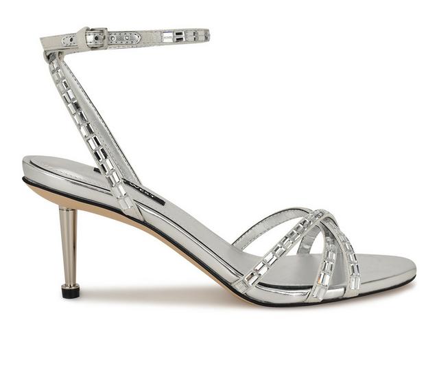 Women's Nine West Amseta Special Occasion Shoes in Silver color