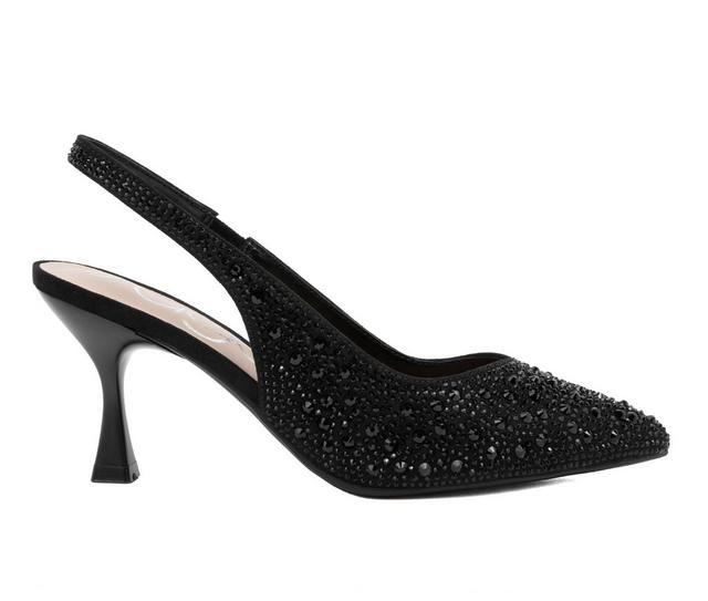 Women's Sugar Dazzy Pumps in Black color