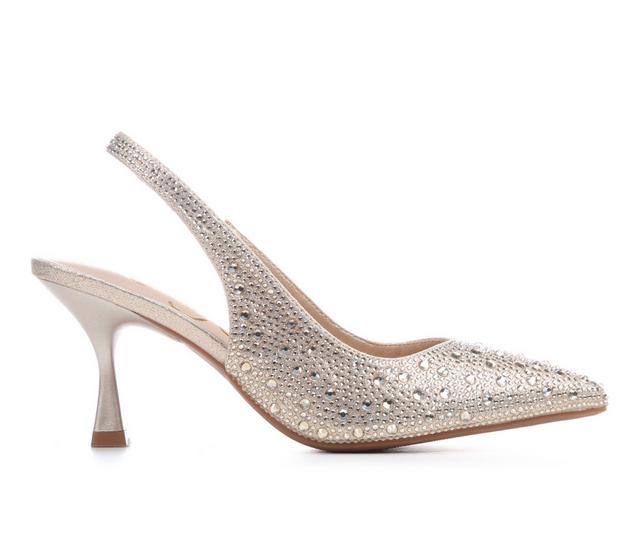 Women's Sugar Dazzy Pumps in Lt Gold color