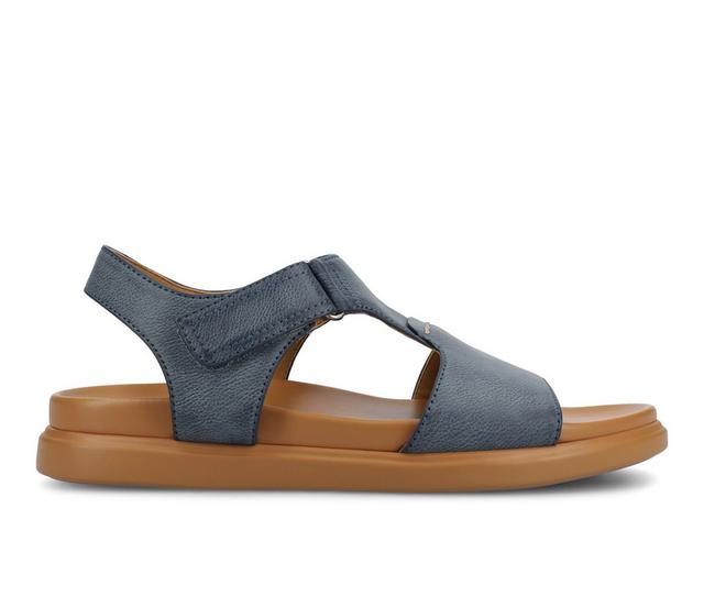 Women's Journee Collection Mira Sandals in Blue color