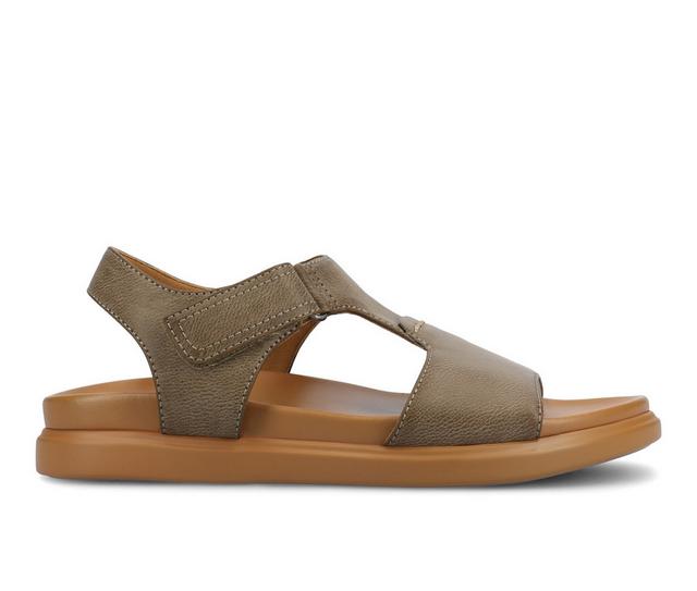 Women's Journee Collection Mira Sandals in Grey color