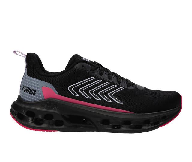 K-Swiss Melrose Tubes Lite W Sneakers in Blk/lilac/rasp color