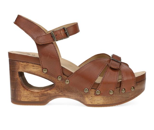 Women's Dansko Alanna Platform Sandals in Tan color