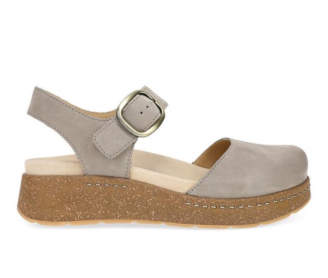 Women's Dansko Brynlee Platform Sandals in Taupe color