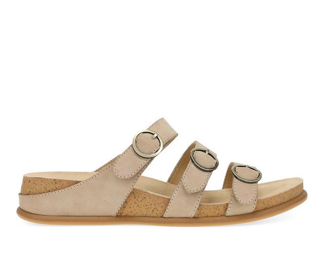 Women's Dansko Campbell Footbed Sandals in Sand color