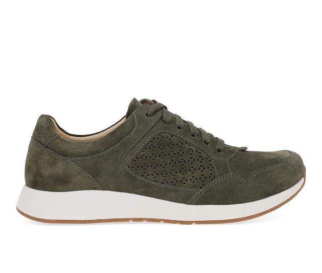 Women's Dansko Catie Sneakers in Olive color