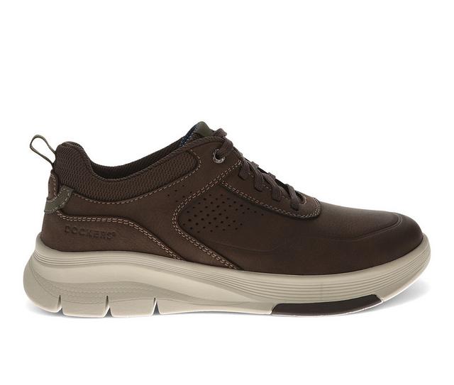 Men's Dockers Pivot Dress Shoes in Dark Brown color