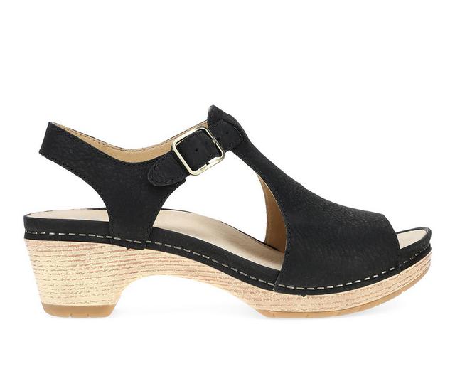 Women's Dansko Laverne Heeled Sandals in Black color