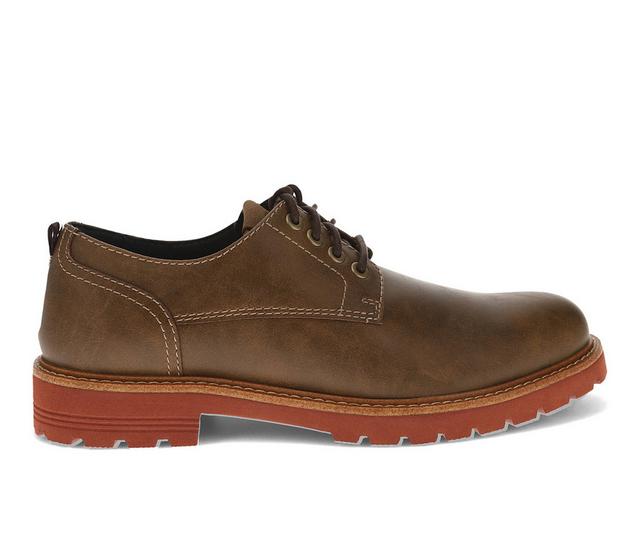 Men's Dockers Watkins Oxfords in Chestnut color