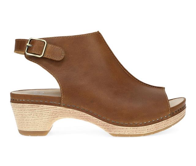 Women's Dansko Lizzy Clogs in Tan color