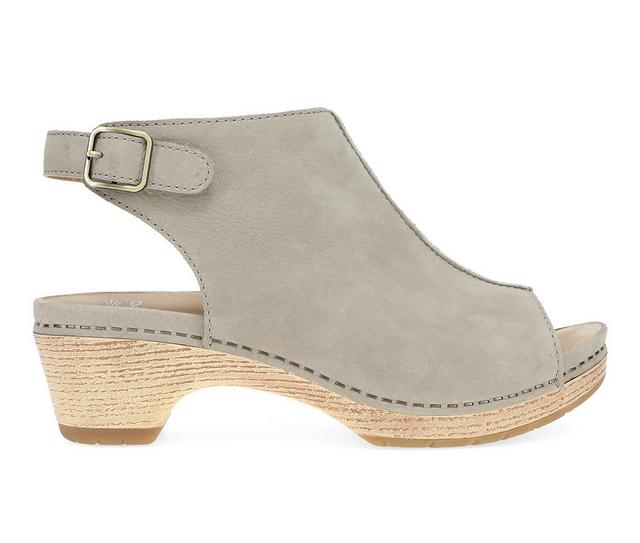Women's Dansko Lizzy Clogs in Taupe color