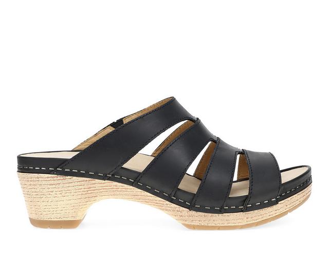 Women's Dansko Lyndi Clogs in Black color